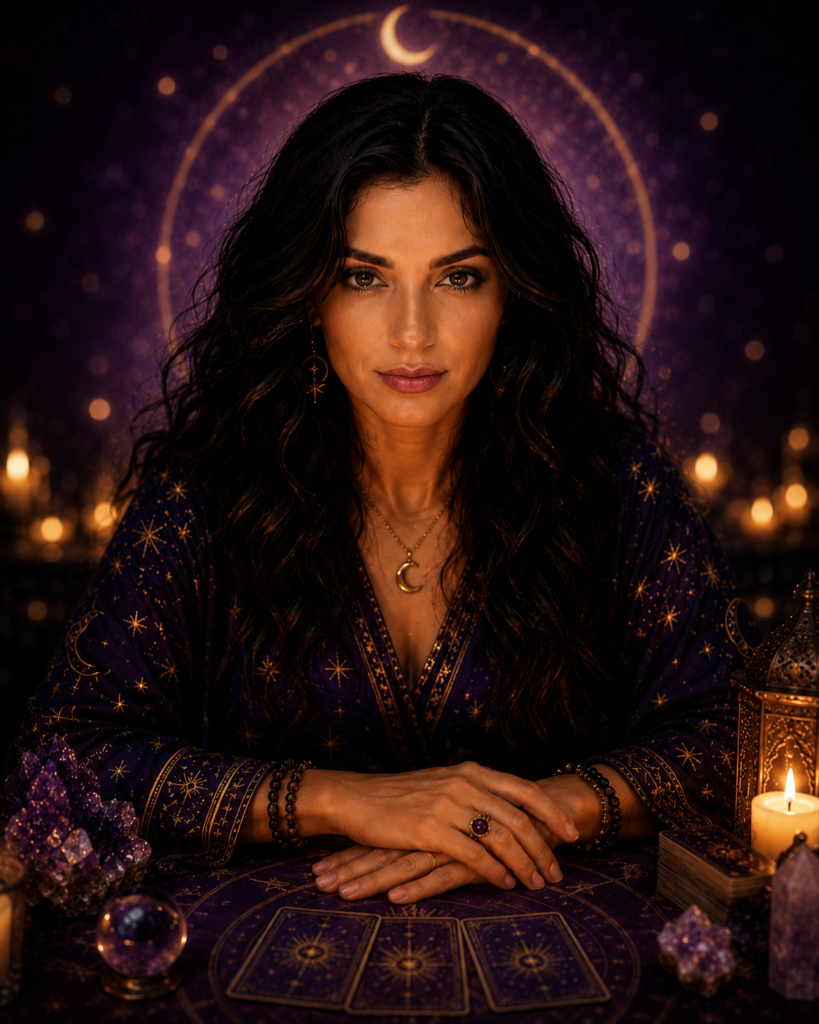 Luna vidente tarotista espiritual colaboradora de Alexio Vital